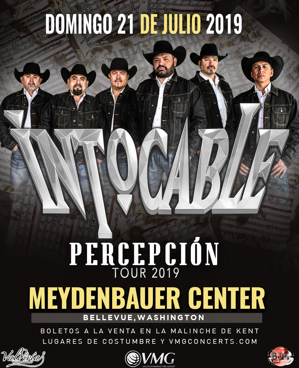 Intocable – Percepción Tour 2019 – Meydenbauer Center – Bellevue, WA