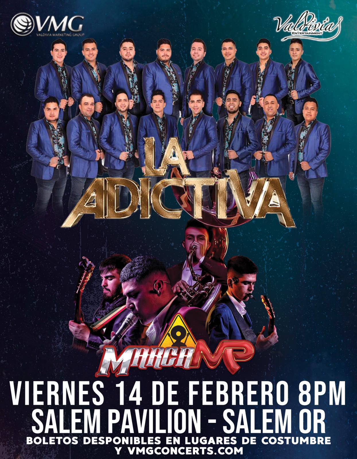 Banda La Adictiva y Marca MP – Salem Pavilion – Salem, OR